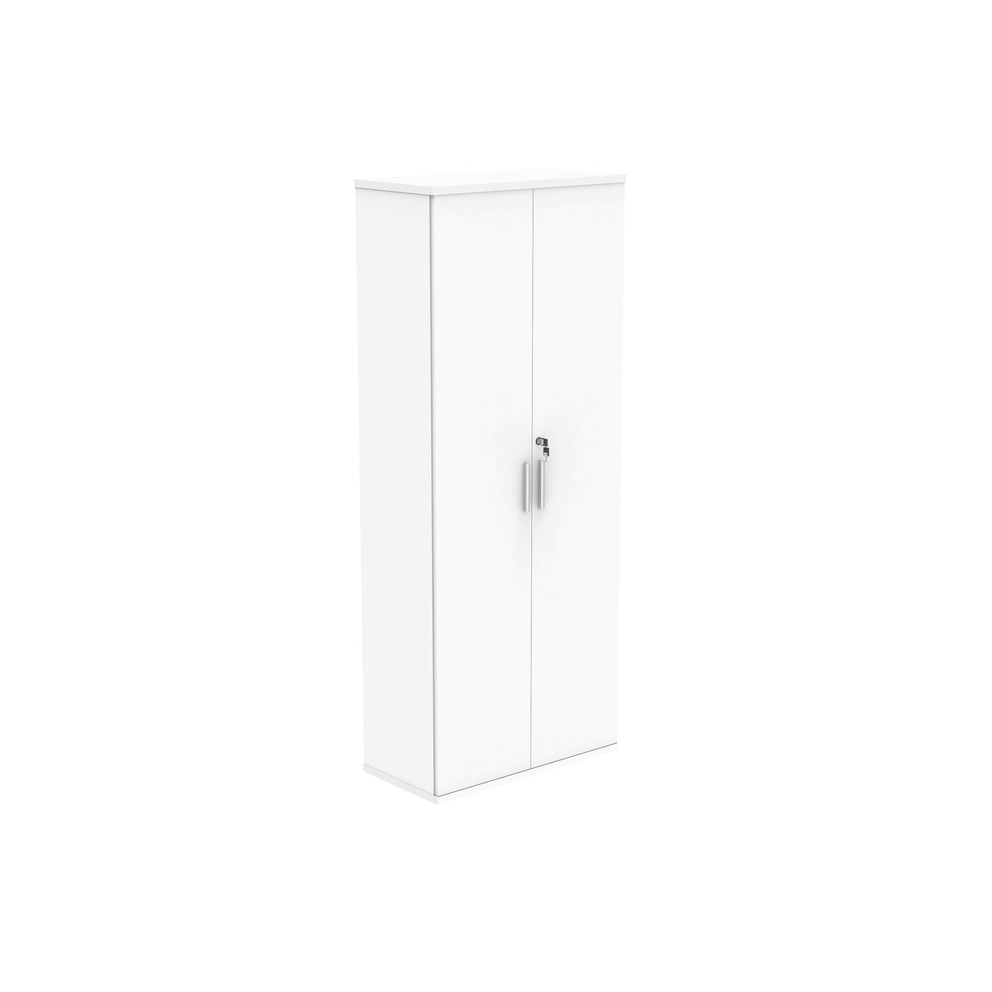 Astin 2 Door Cupboard Lockable 800x400x1980mm Arctic White KF824022