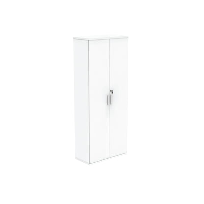 Astin 2 Door Cupboard Lockable 800x400x1980mm Arctic White KF824022