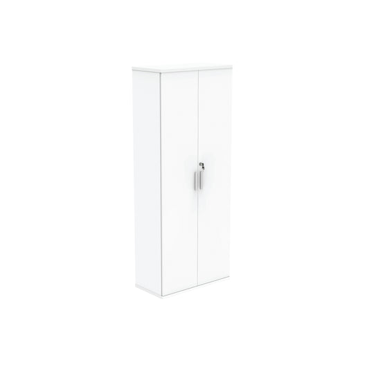 Astin 2 Door Cupboard Lockable 800x400x1980mm Arctic White KF824022