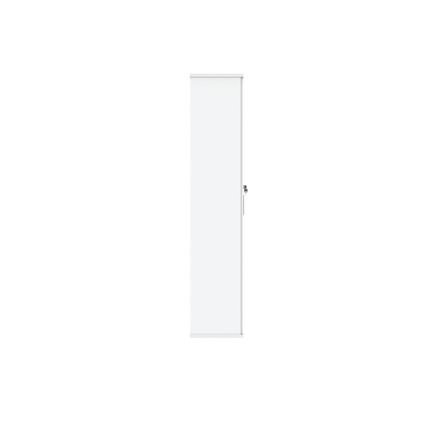 Astin 2 Door Cupboard Lockable 800x400x1980mm Arctic White KF824022