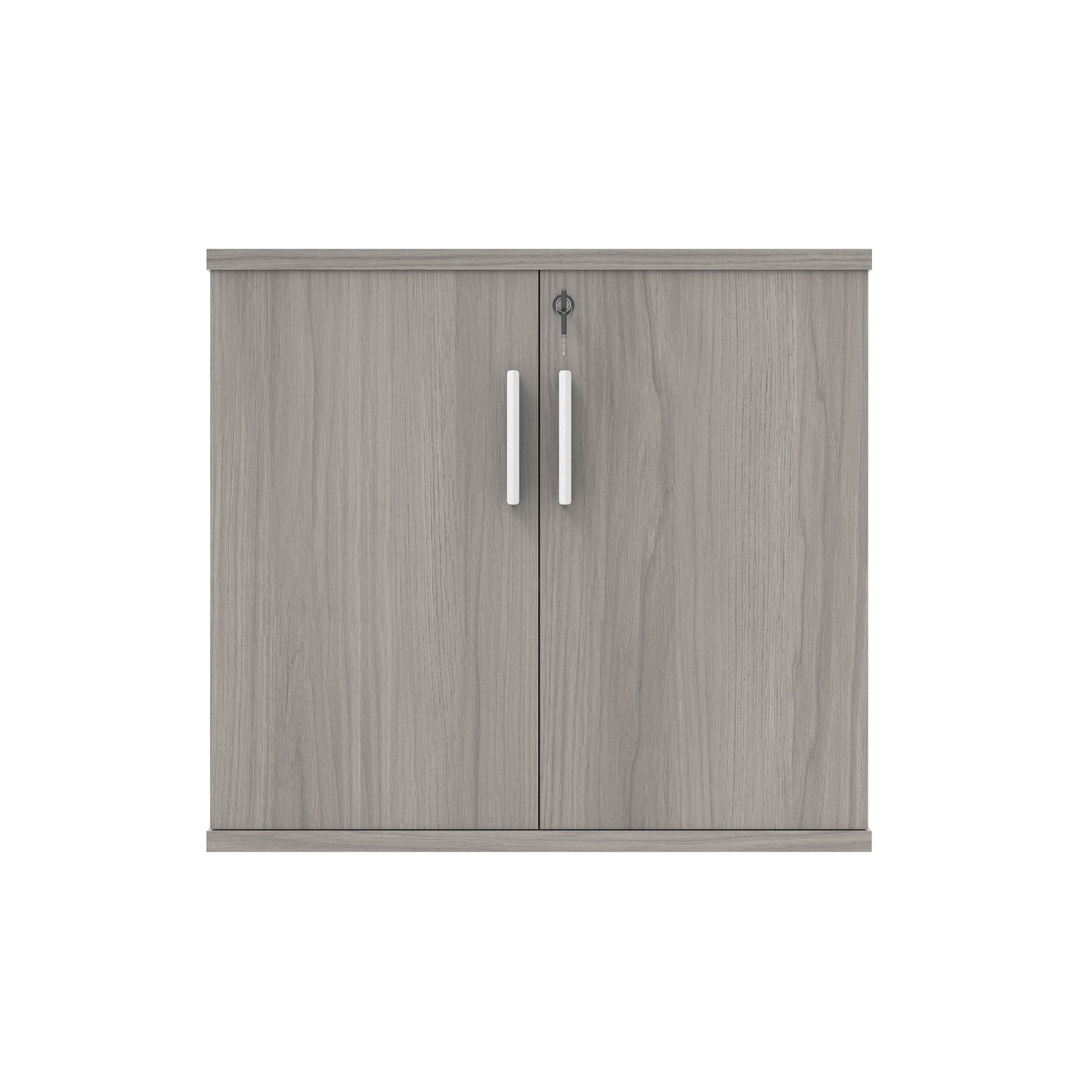 Astin 2 Door Cupboard Lockable 800x400x730mm Alaskan Grey Oak KF824039