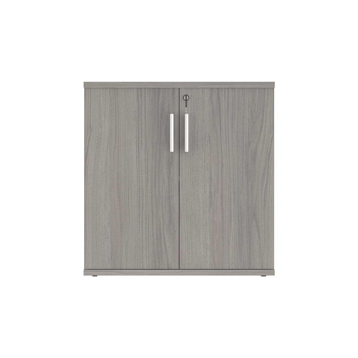 Astin 2 Door Cupboard Lockable 800x400x816mm Alaskan Grey Oak KF824046