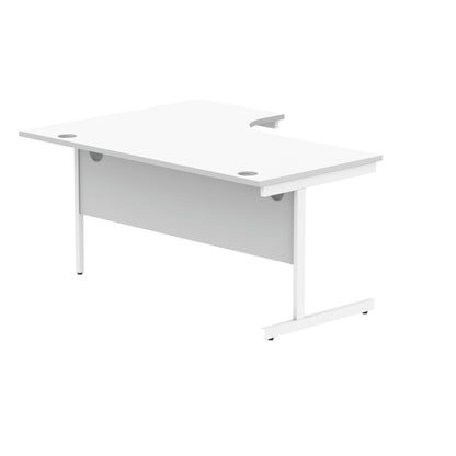 Astin Radial Right Hand SU Cantilever Desk 1600x1200x730mm Arctic White/Arctic White KF824190