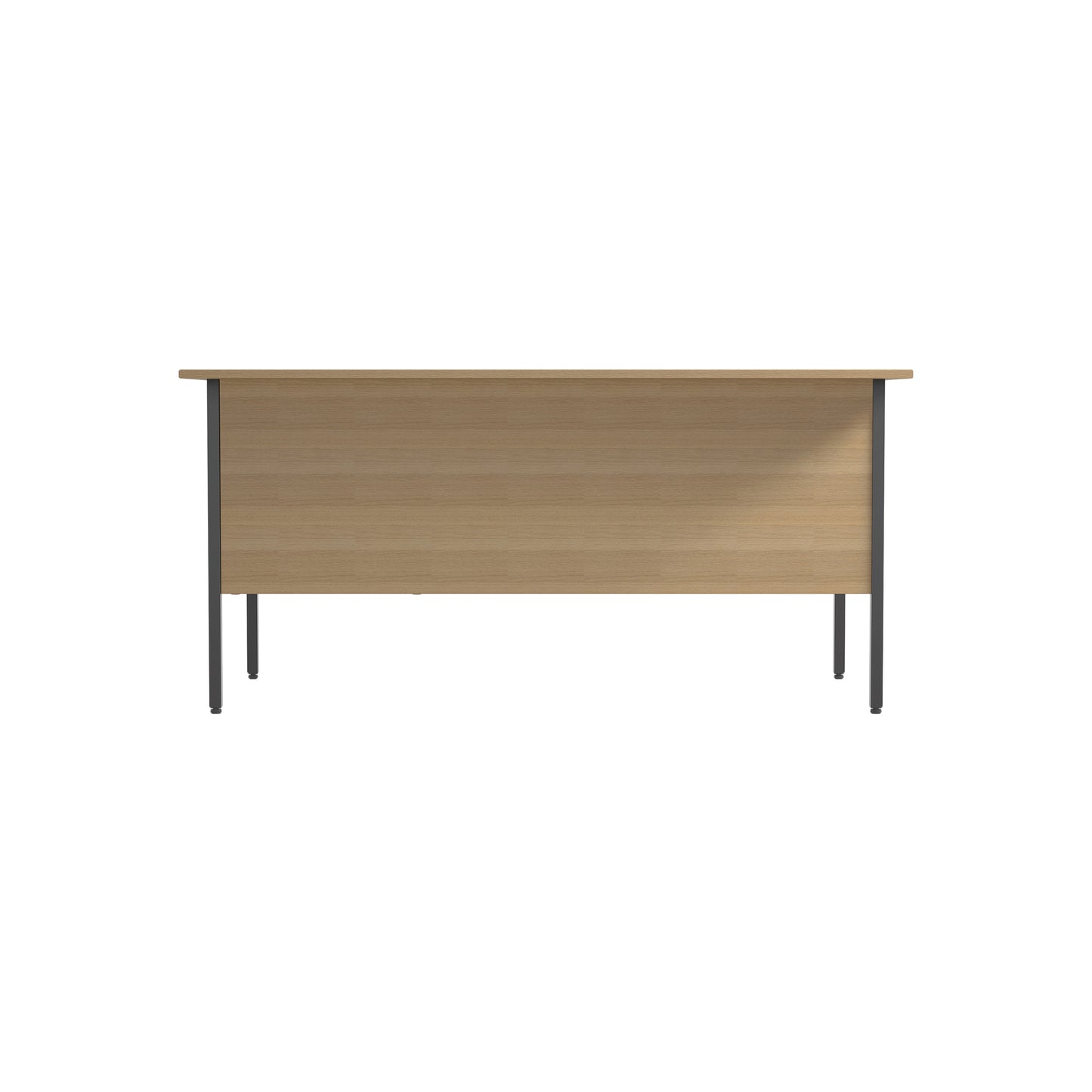 Serrion Rectangular 2 Drawer Pedestal 4 Leg Desk 1200x750x730mm Oak KF838372