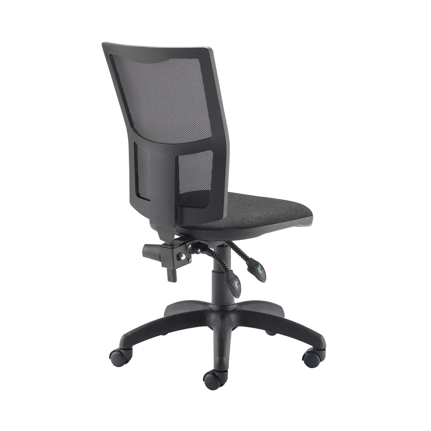 First Medway High Back Operator Chair 640x640x1010-1175mm Charcoal KF90271