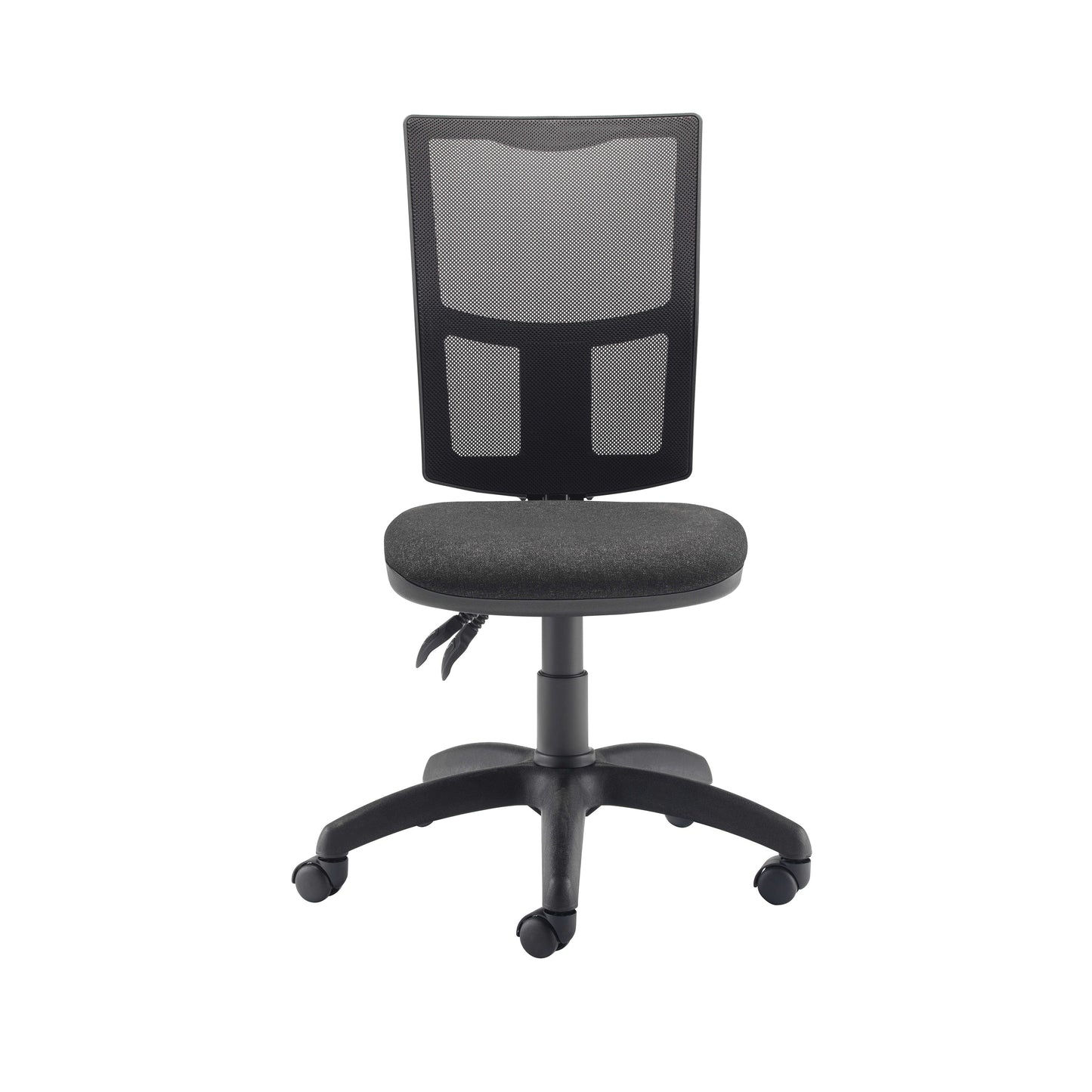 First Medway High Back Operator Chair 640x640x1010-1175mm Charcoal KF90271