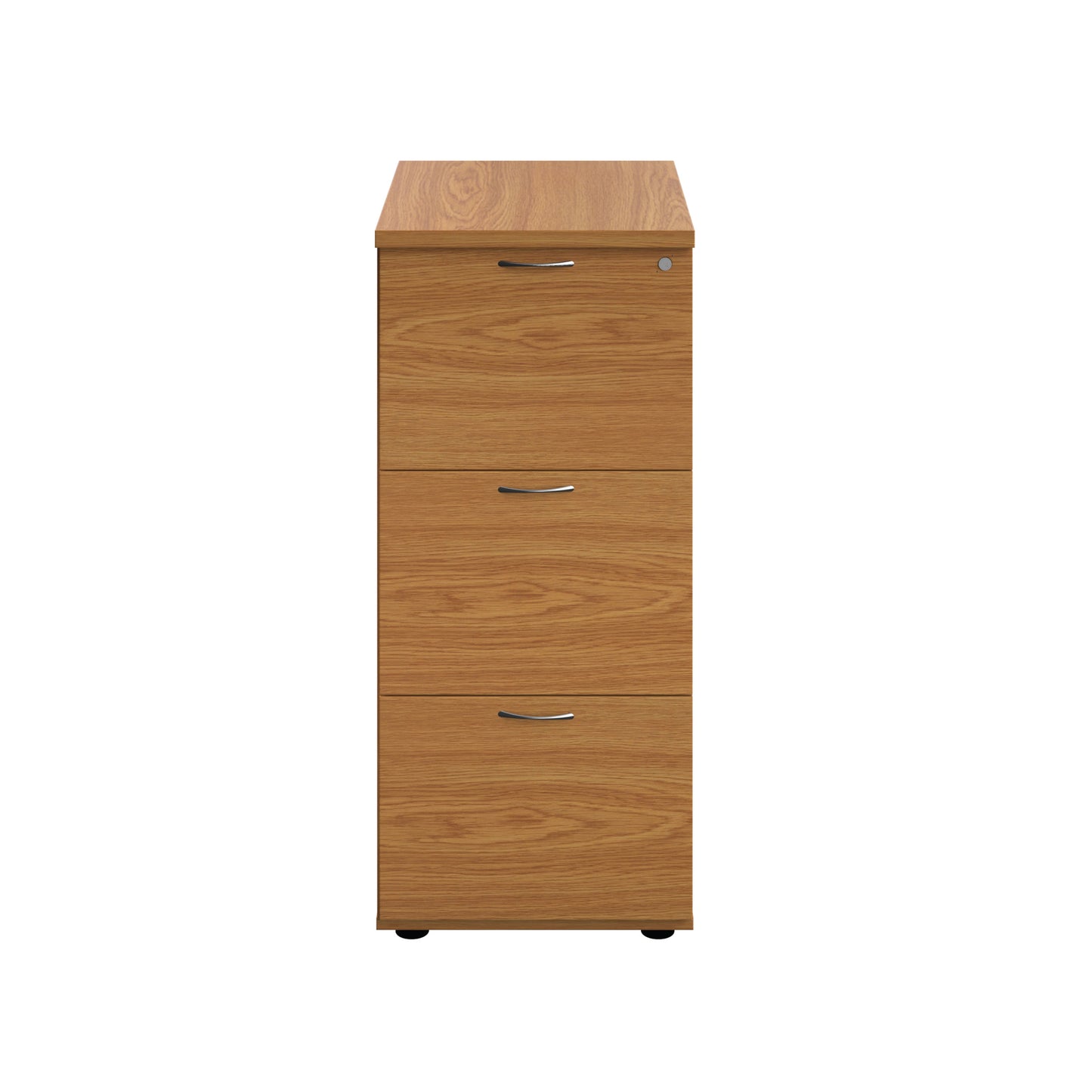 Jemini 3 Drawer Filing Cabinet 464x600x1030mm Nova Oak KF90461