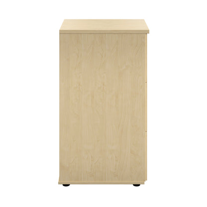 Jemini 3 Drawer Filing Cabinet 464x600x1030mm Maple KF90462