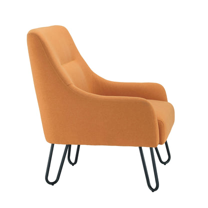 Jemini Reception Armchair Hairpin Leg Mustard KF90467
