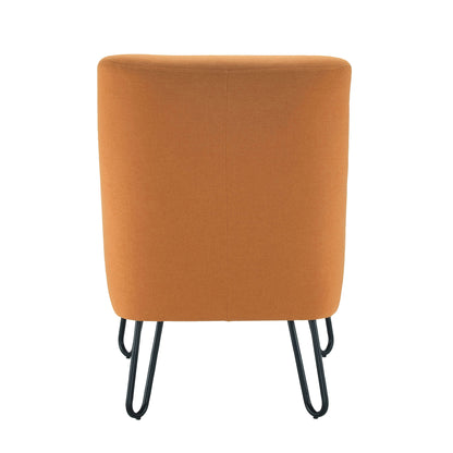 Jemini Reception Armchair Hairpin Leg Mustard KF90467