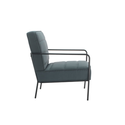 Jemini Wire Frame Reception Armchair 620x880x830mm Grey KF90472