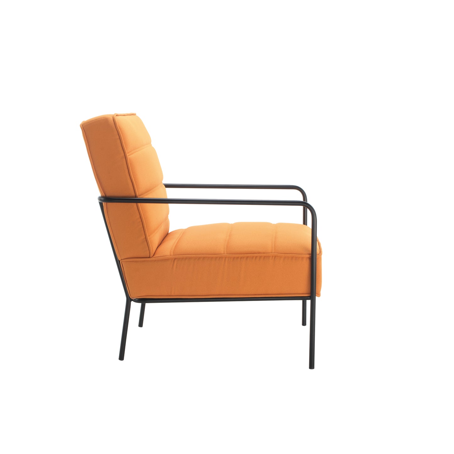 Jemini Wire Frame Reception Armchair 620x880x830mm Mustard KF90477