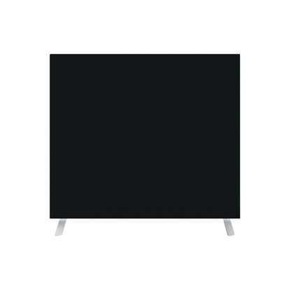 Jemini Floor Standing Screen 1400x25x1200mm Black FST1412SBK