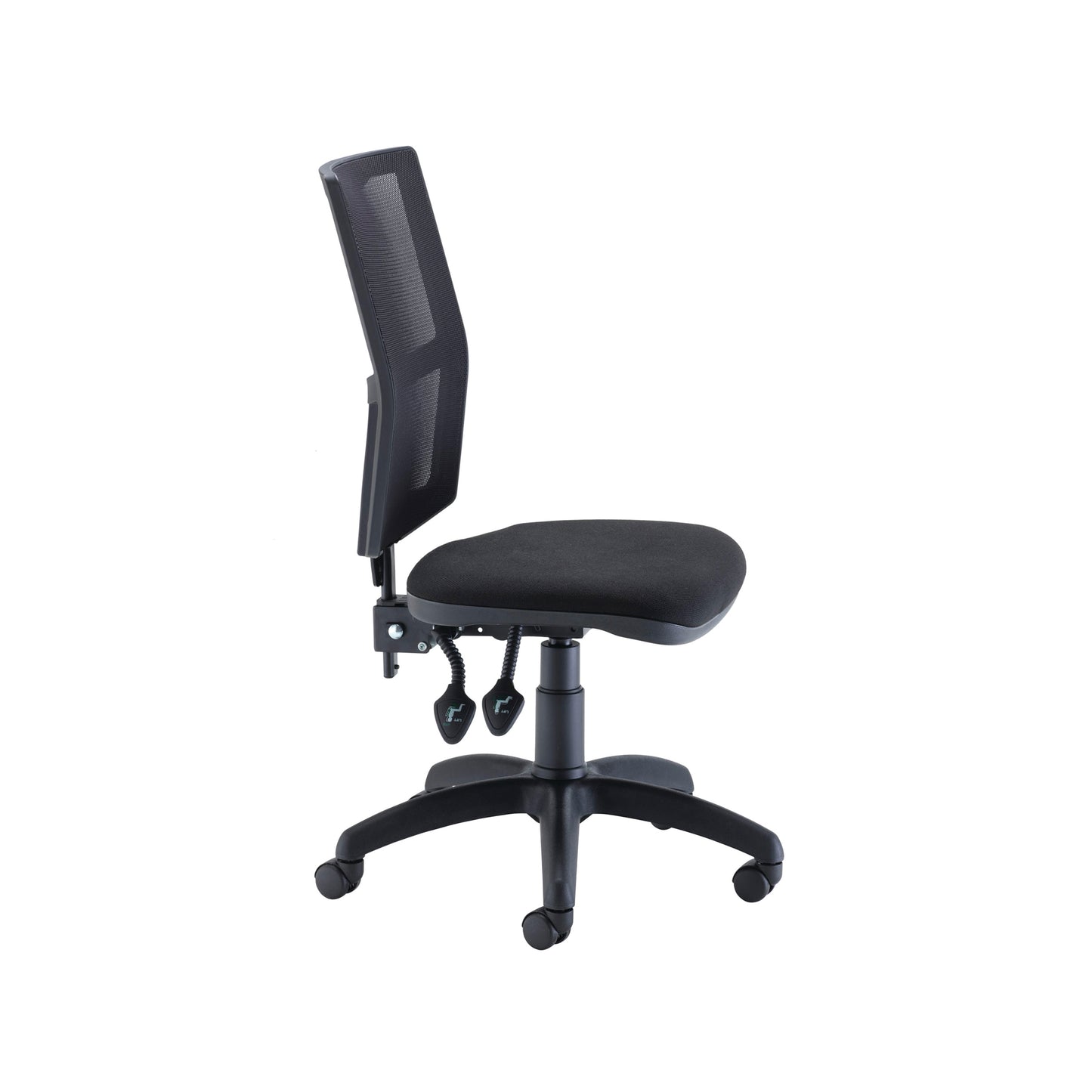 Arista Medway High Back Task Chair 640x640x1010-1175mm Mesh Back Black KF90545