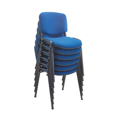 First Ultra Multipurpose Stacking Chair 532x585x805mm Blue KF98504