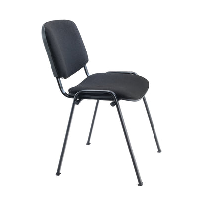 First Ultra Multipurpose Stacking Chair 532x585x805mm Charcoal KF98505