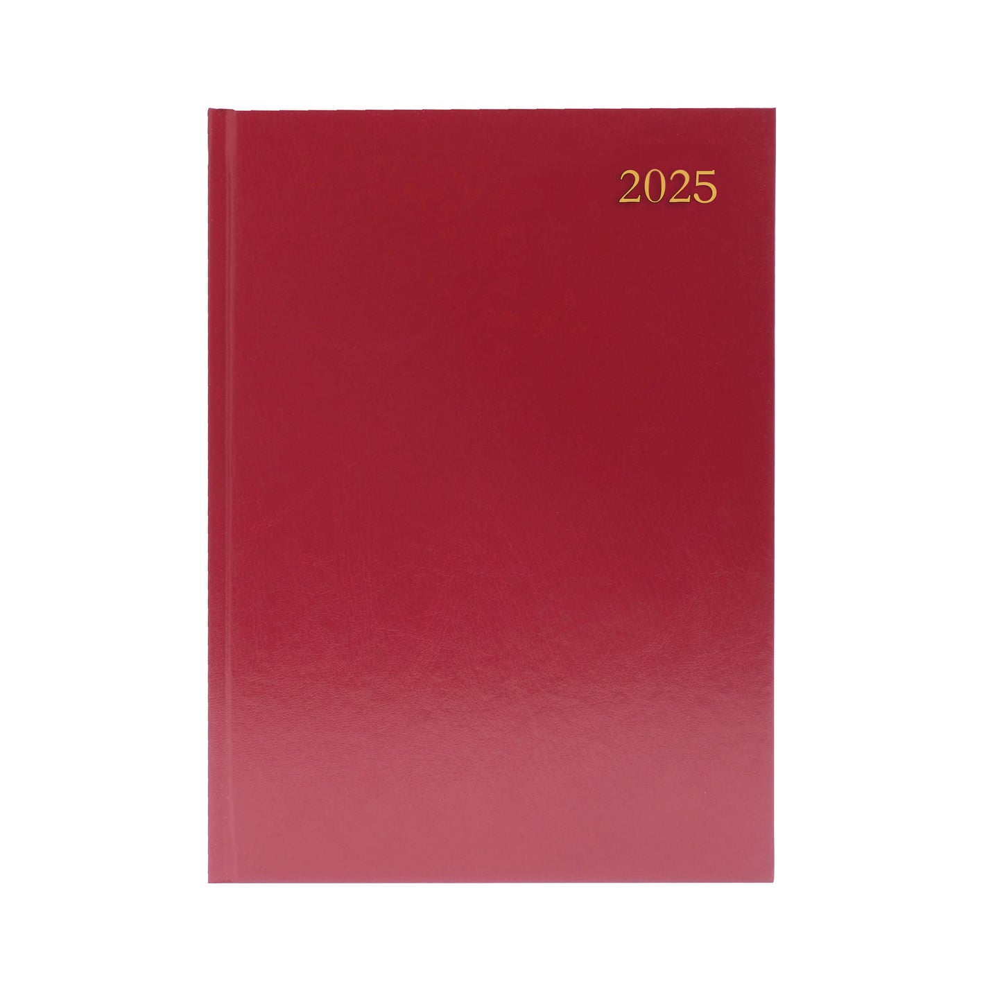 Desk Diary Day Per Page A4 Appointment Burgundy 2025 KFA41ABG25