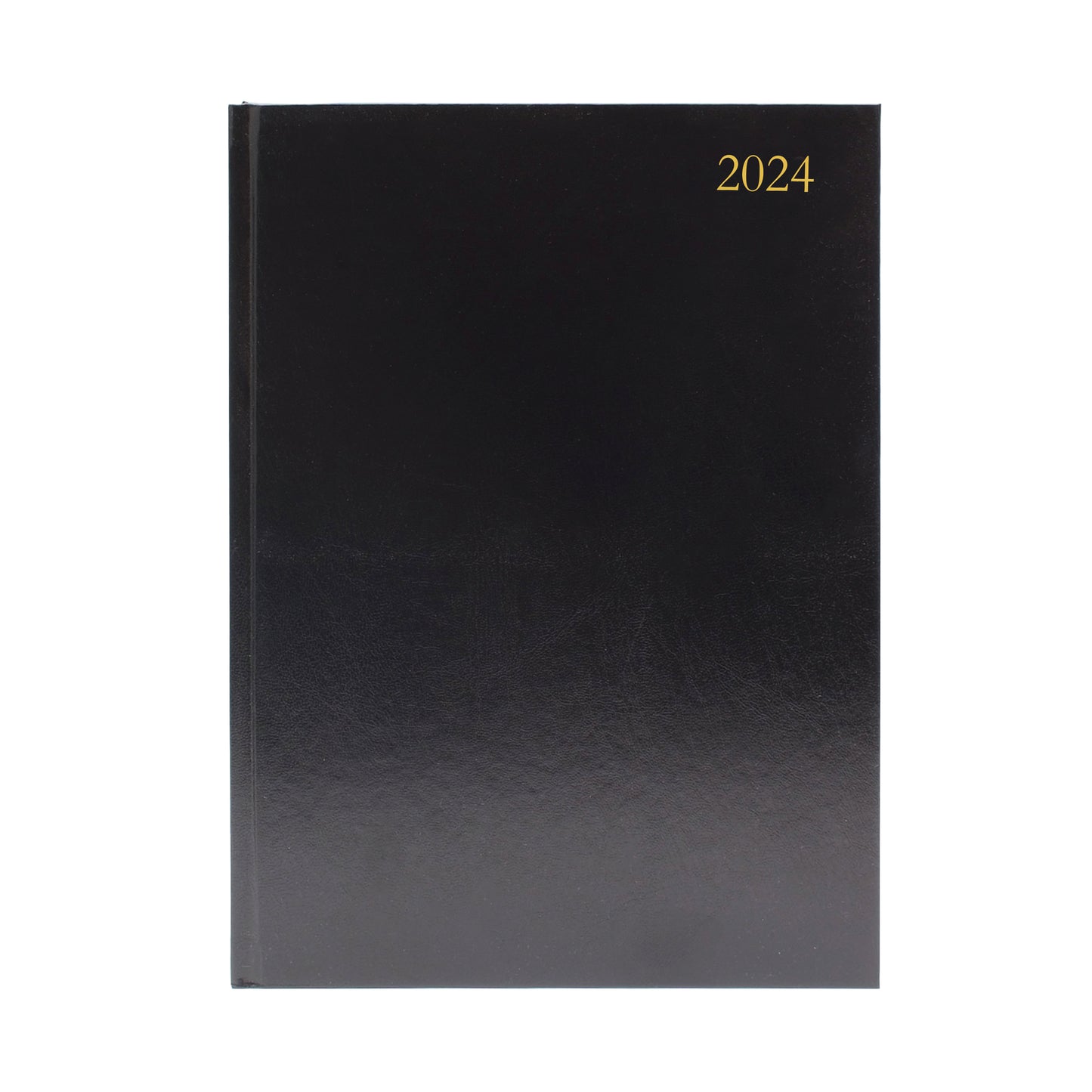 Desk Diary 2 Days Per Page A4 Black 2024 KFA42BK24