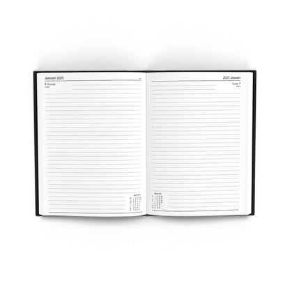 Desk Diary Day Per Page A5 Black 2025 KFA51BK25