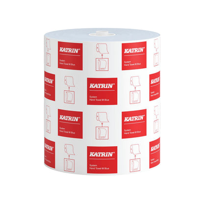 Katrin Basic System Towel M 1-Ply Blue (Pack of 6) 460218