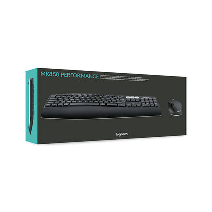 Logitech MK850 Wireless Keyboard and Mouse Set QWERTZ German Bluetooth Smart Black 920-008224