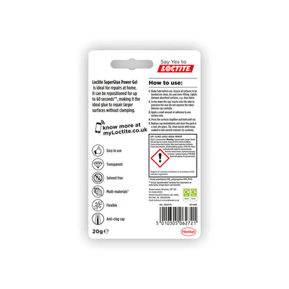 Loctite Super Glue Power Gel 20g 2820793