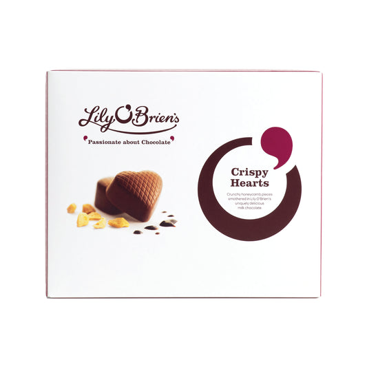 Lily O'Briens Crispy Hearts Chocolates Pouch 137g 5106909