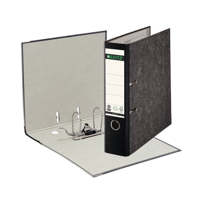 Leitz 180 Lever Arch File 80mm Board A4 Black (Pack of 10) 1080-10-95