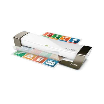 Leitz iLAM Laminator Office A4 Hot laminator 400 mm/min Silver, White