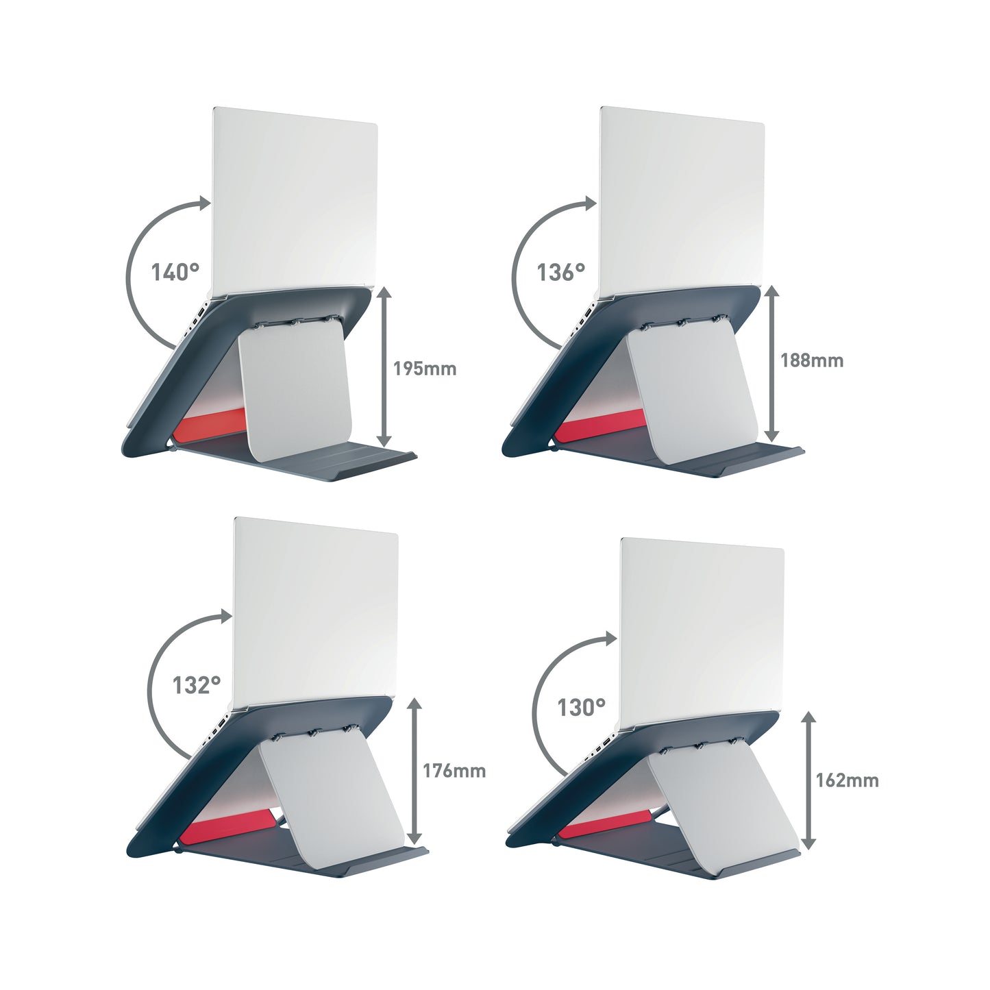 Leitz Ergo Cosy Adjustable Laptop Stand, 80% recycled plastic