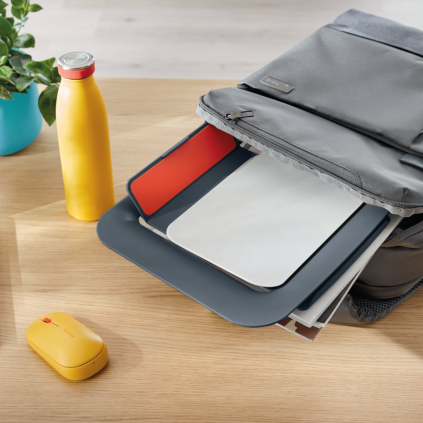 Leitz Ergo Cosy Adjustable Laptop Stand, 80% recycled plastic