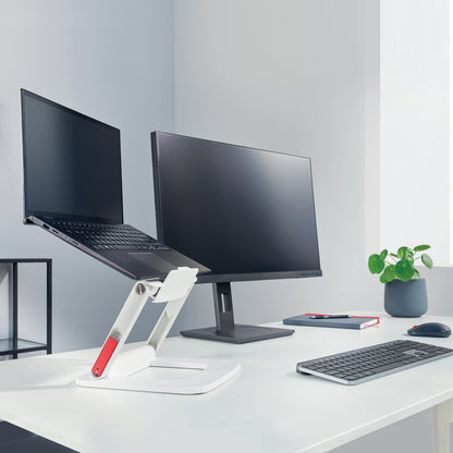Leitz Ergo Adjustable Multi-Angle Laptop Stand, 63% recycled plastic