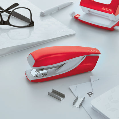 Leitz WOW NeXXt Stapler 30 Sheets Red 55021026