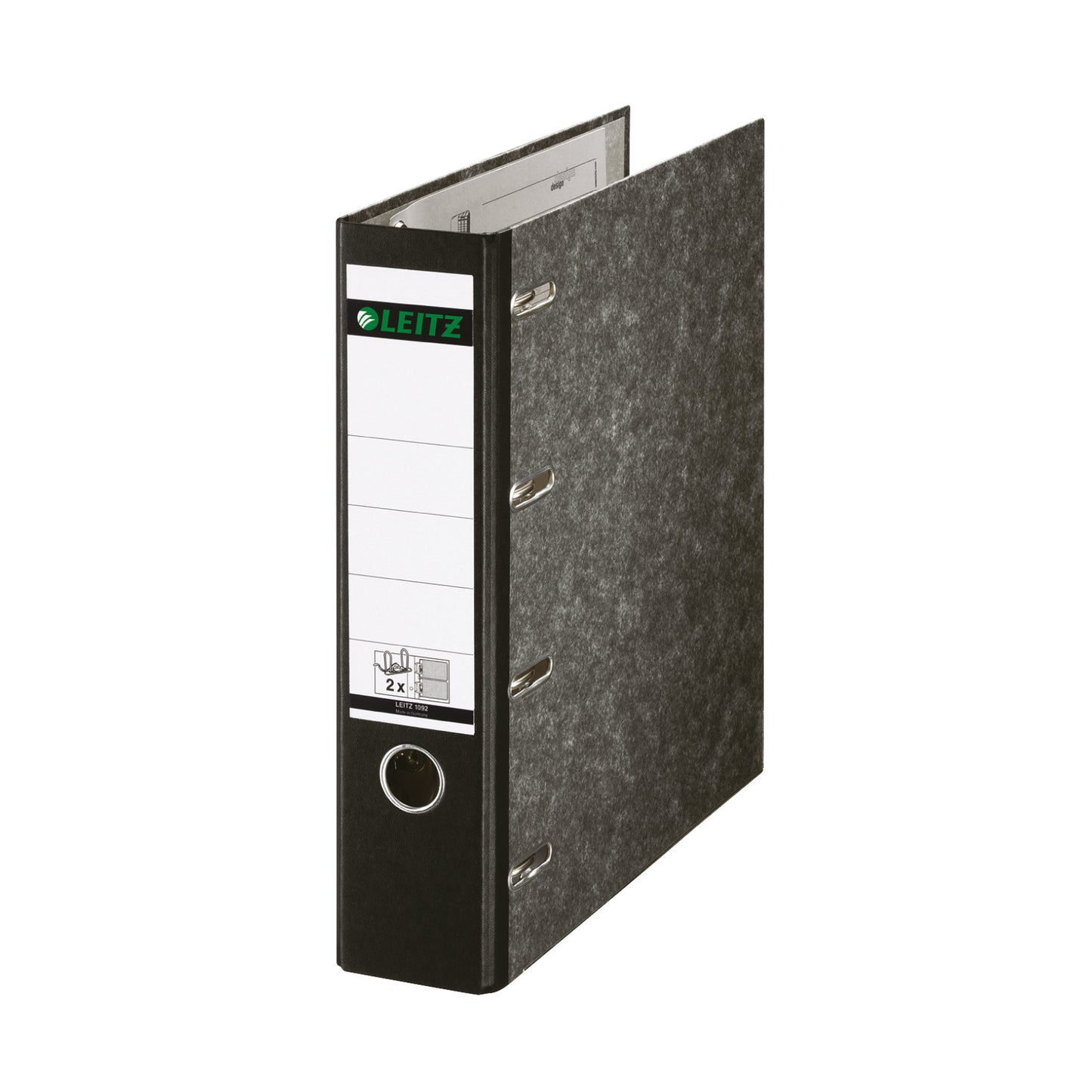 Leitz Double Mechanism Lever Arch File Classic Marbled