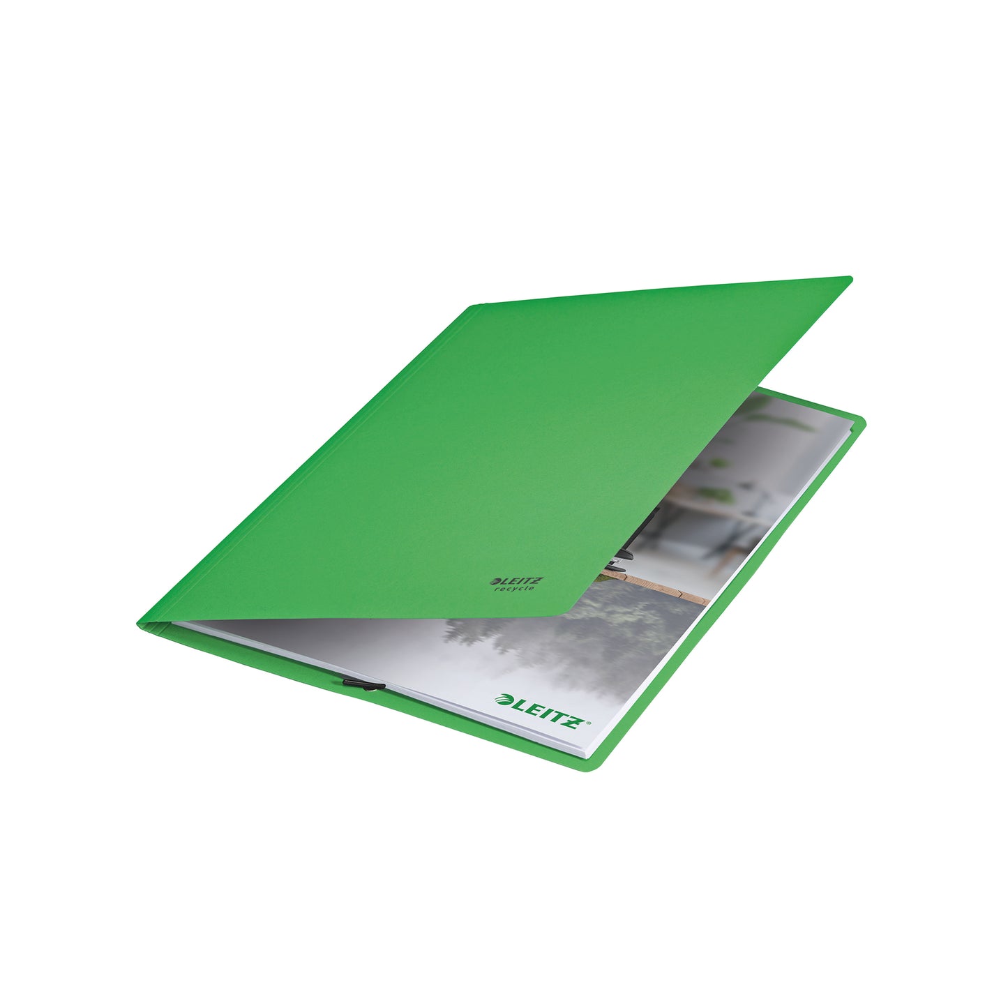 Leitz Recycle Card Folder Elastic Bands A4 Green (Pack of 10) 39080055