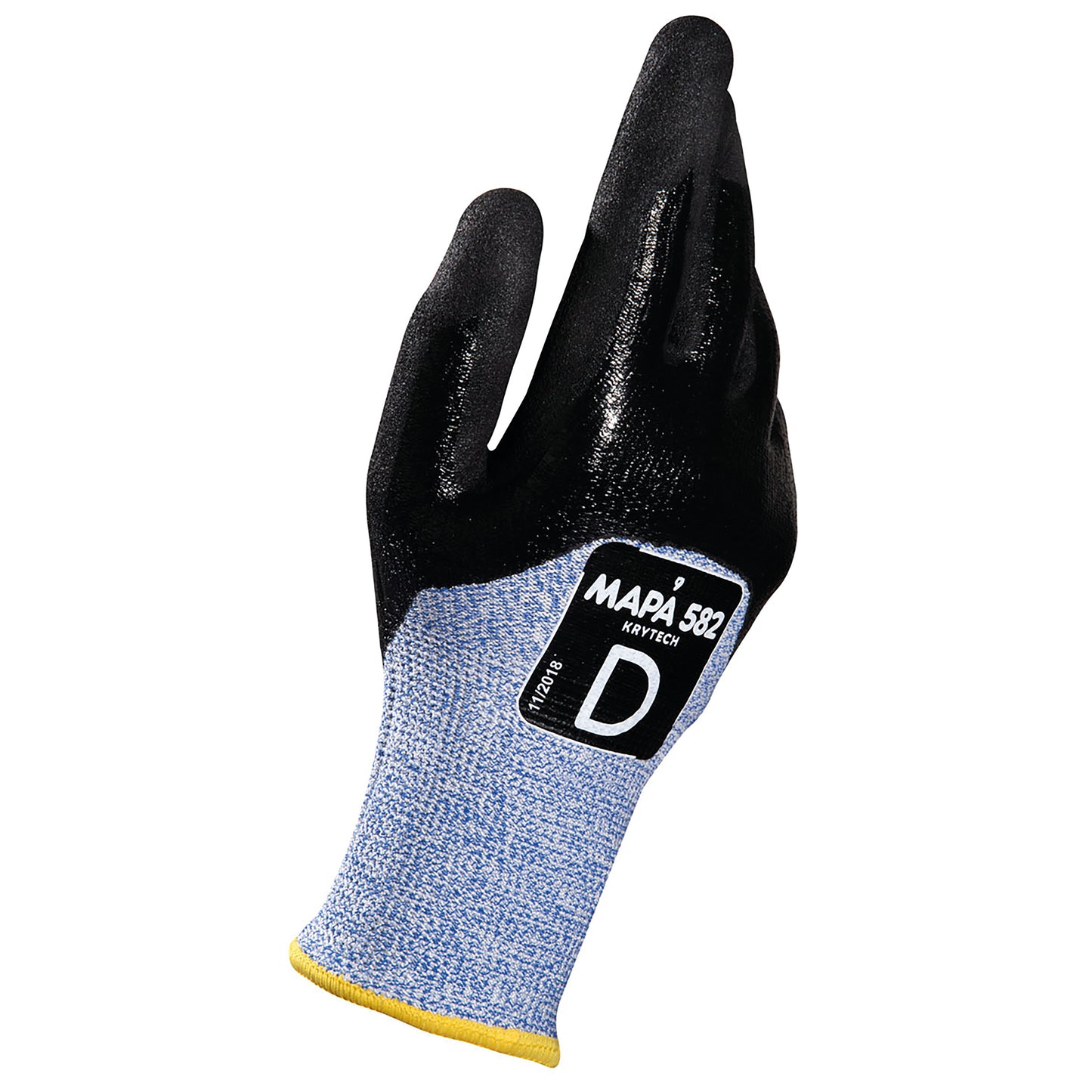 Mapa Krytech 582 Glove (Pack of 12) Black/Blue M