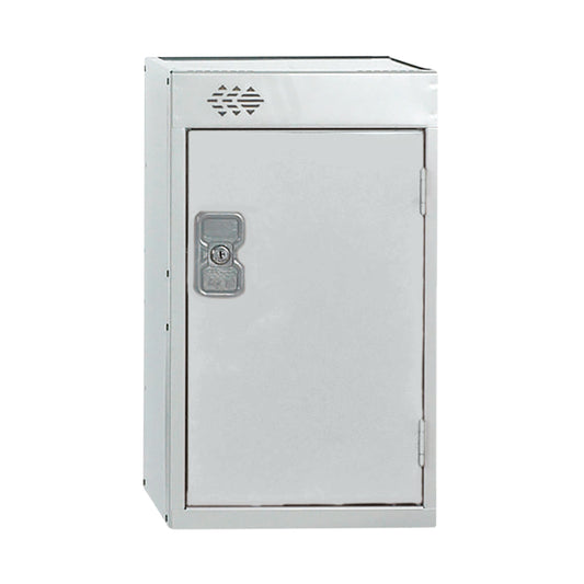 One Compartment Quarto Locker 300x300x511mm Light Grey Door MC00074