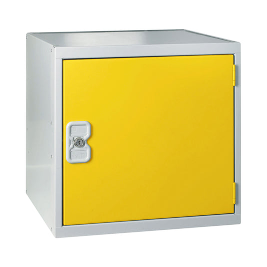 One Compartment Cube Locker 300x300x300mm Yellow Door MC00090