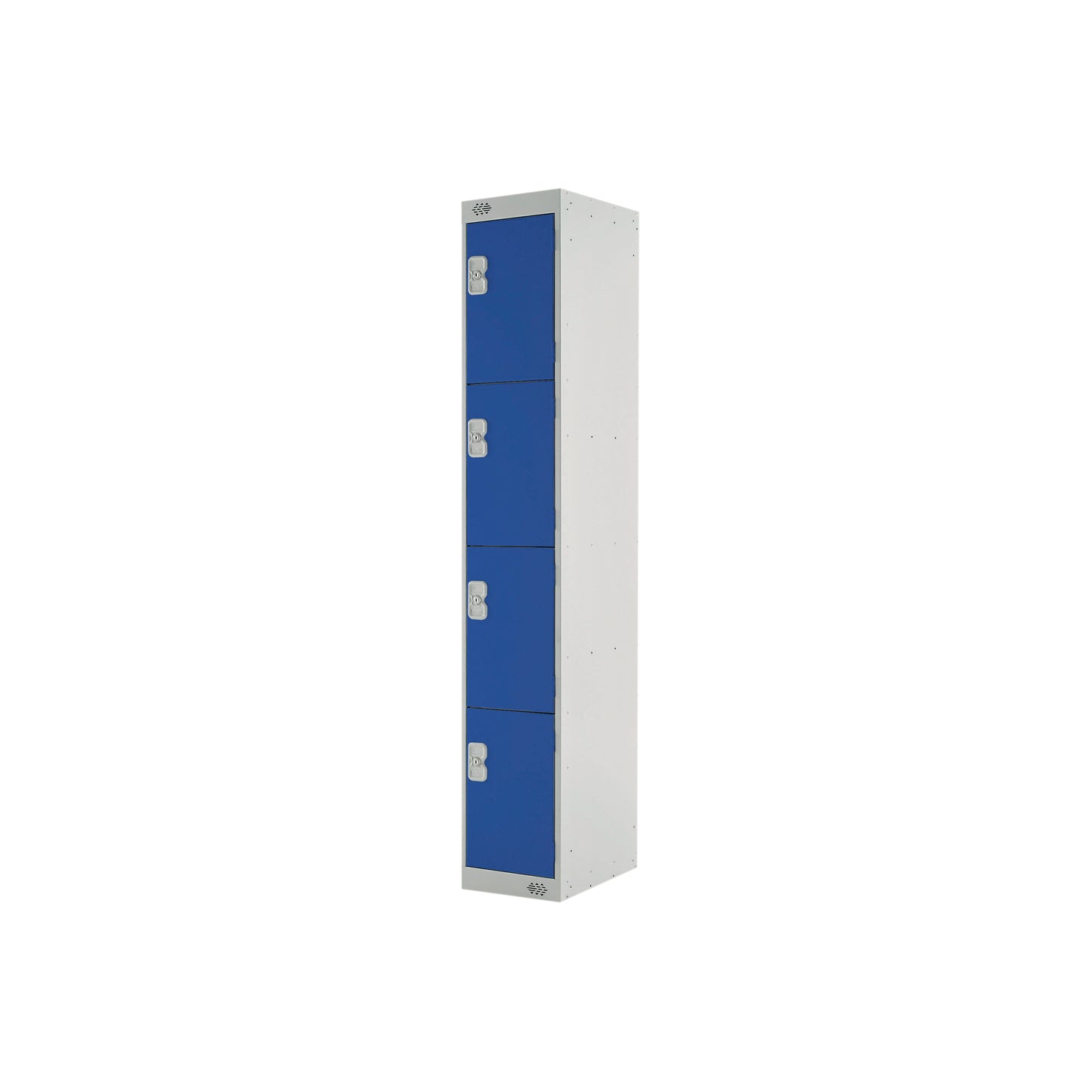 Four Compartment Express Standard Locker 300x450x1800mm Blue Door MC00160