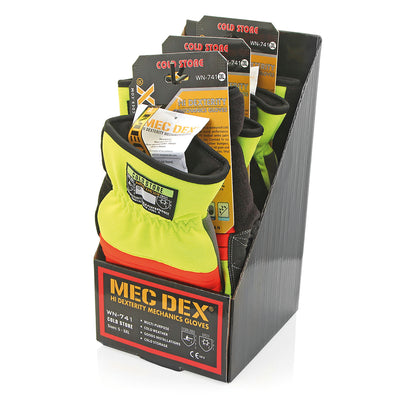Mec DexCold Store Mechanics Gloves 1 Pair Saturn Yellow L