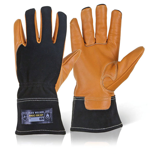 Mec DexFluxWelder Mechanics Gloves 1 Pair Tan XL