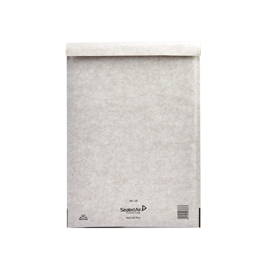 Mail Lite + Bubble Lined Size J/6 300x440mm Oyster White Postal Bag (Pack of 50) MLPJ/6