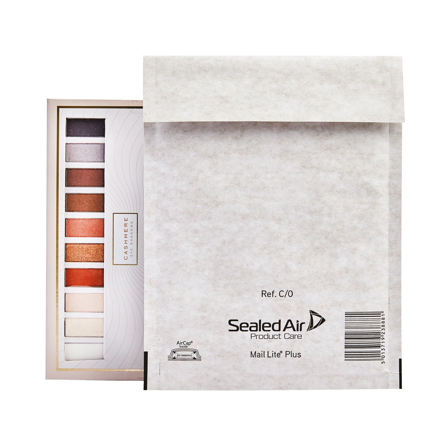 Mail Lite + Bubble Lined Postal Bag Size C/0 150x210mm Oyster White (Pack of 100) MLPC/0