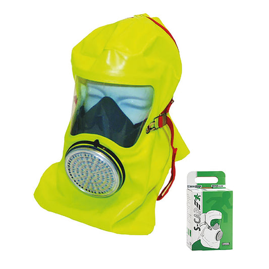 MSA S-Cap Escape Hood In Cardboard Box