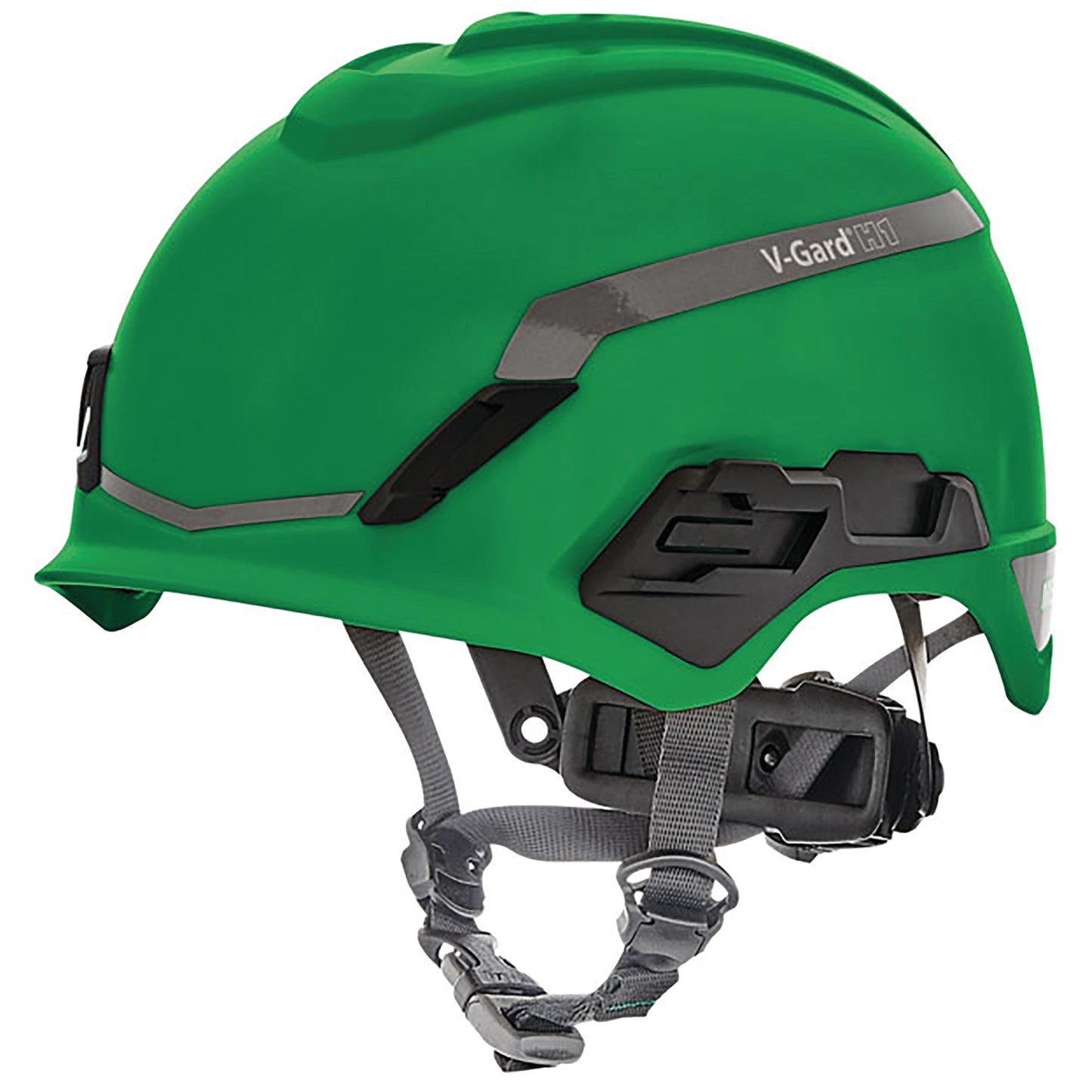 MSA V-Gard H1 Non Vented Helmet Green