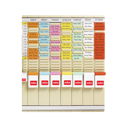 Nobo T-Card Office Planner Kit 24 Slot