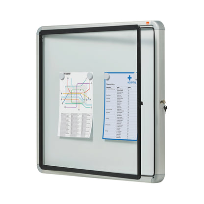 Nobo Premium Plus Outdoor Magnetic Lockable Notice Board 6xA4