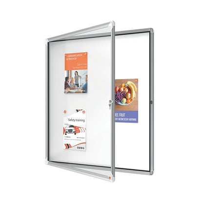 Nobo Premium Plus Outdoor Magnetic Lockable Notice Board 12xA4