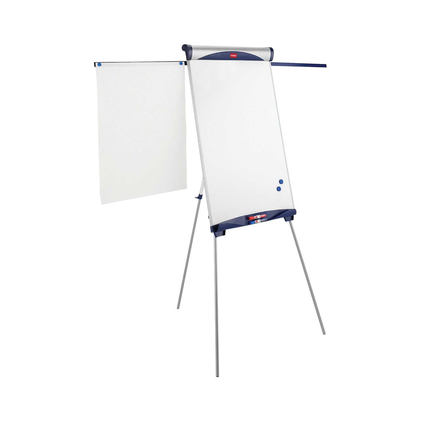 Nobo Impression Pro Tripod Steel Magnetic Whiteboard Easel with Extended Display Arms