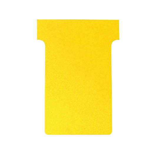 Nobo T-Card Size 2 48 x 85mm Yellow (Pack of 100) 2002004